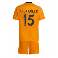 Maglia Calcio Real Madrid Arda Guler #15 Seconda Divisa Bambino 2024-25 Manica Corta (+ pantaloncini)